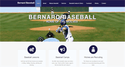 Desktop Screenshot of bernardbaseball.com